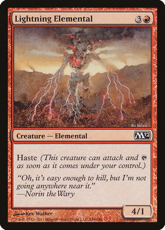 Lightning Elemental [Magic 2012] | Exor Games Truro