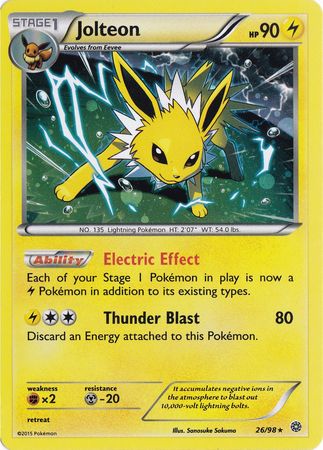 Jolteon (26/98) (Cosmos Holo) [XY: Ancient Origins] | Exor Games Truro