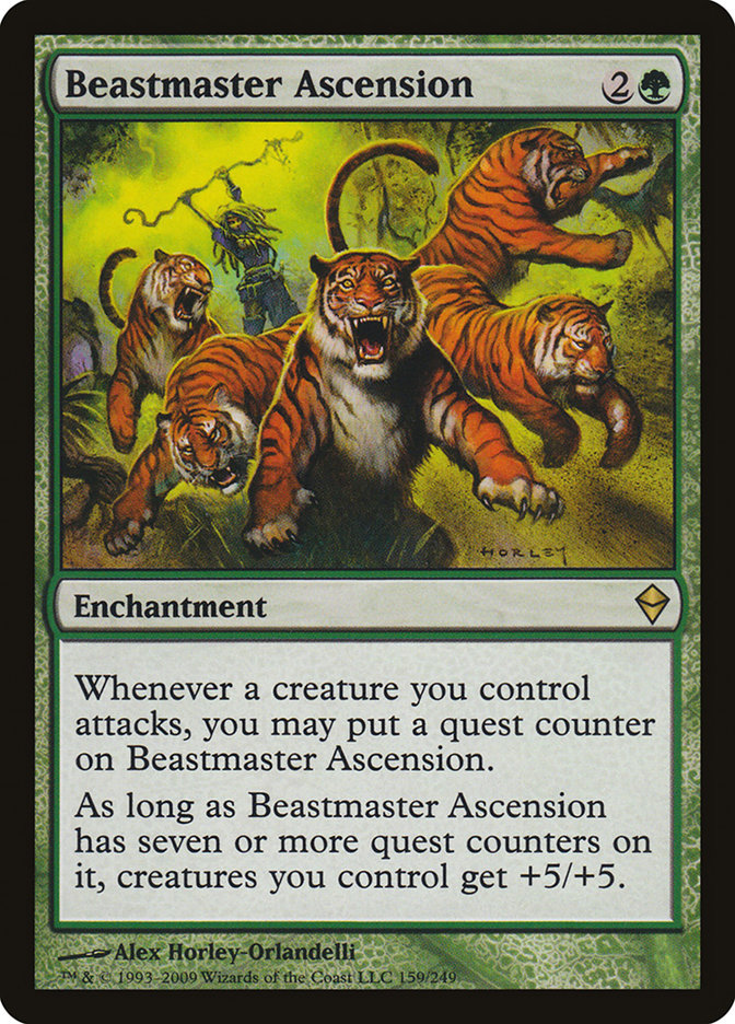 Beastmaster Ascension [Zendikar] | Exor Games Truro