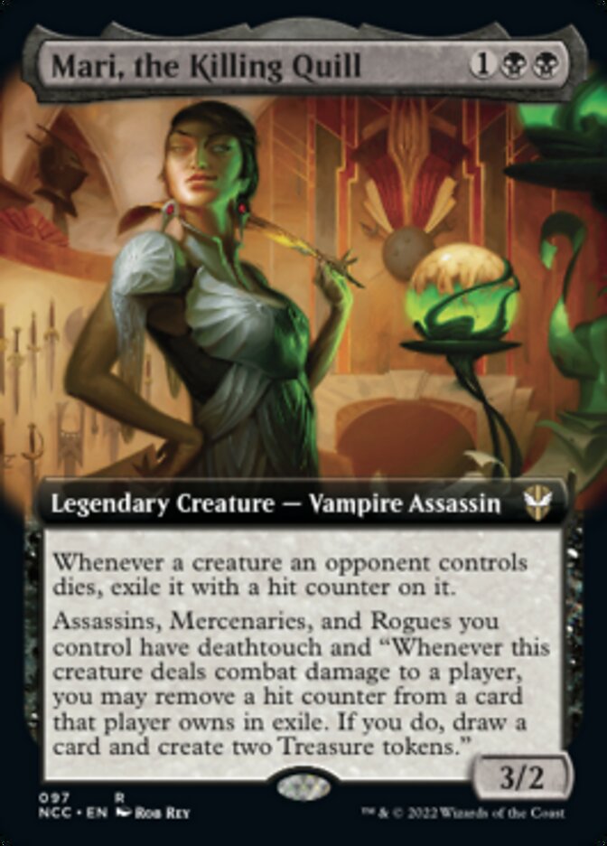 Mari, the Killing Quill (Extended Art) [Streets of New Capenna Commander] | Exor Games Truro