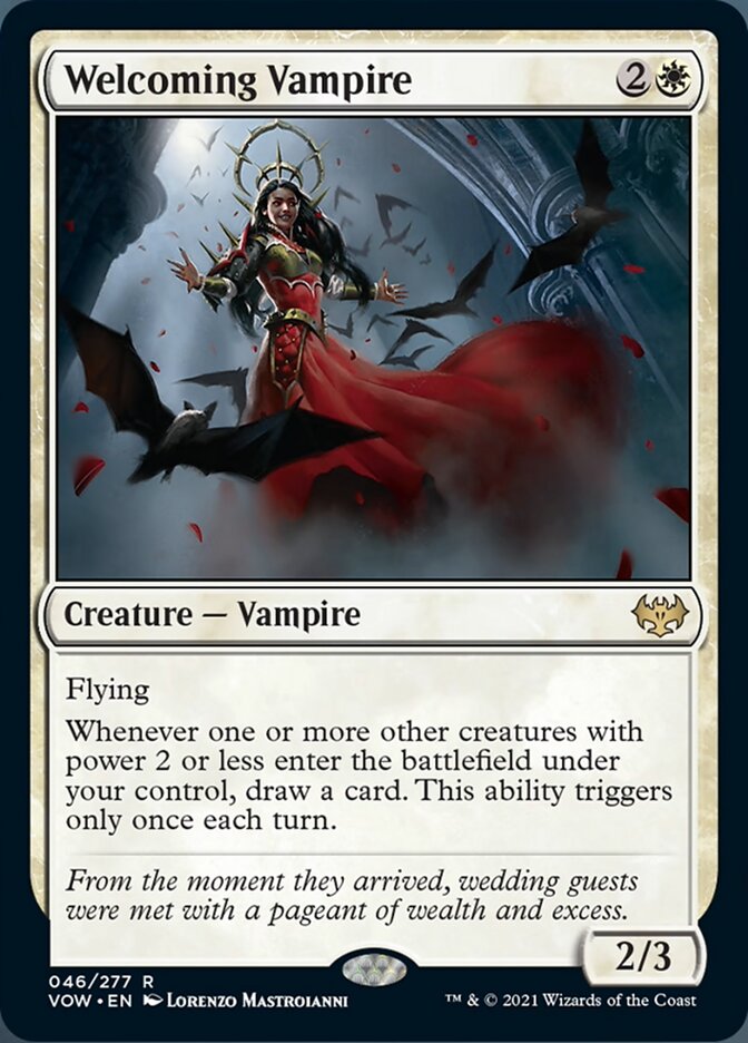 Welcoming Vampire [Innistrad: Crimson Vow] | Exor Games Truro