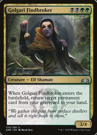 Golgari Findbroker [Guilds of Ravnica] | Exor Games Truro