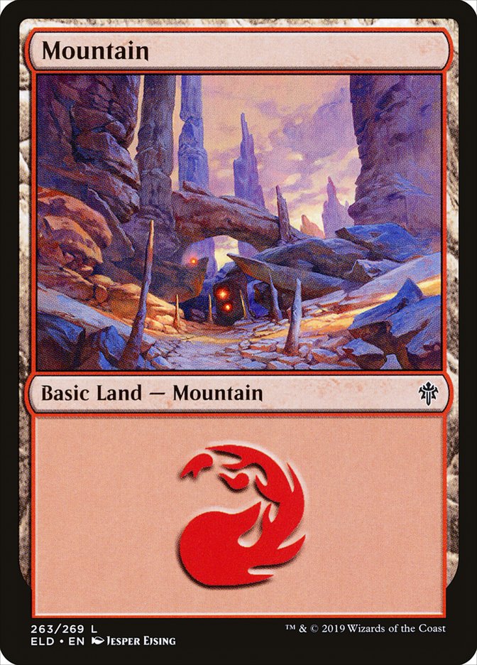 Mountain (263) [Throne of Eldraine] | Exor Games Truro