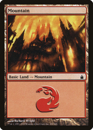 Mountain (302) [Ravnica: City of Guilds] | Exor Games Truro