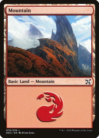 Mountain (76) [Duel Decks: Elves vs. Inventors] | Exor Games Truro