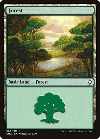 Forest (309) [Commander Anthology Volume II] | Exor Games Truro