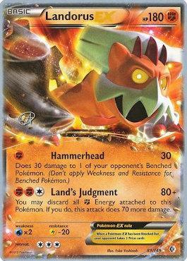 Landorus EX (89/149) (The Flying Hammer - Rowan Stavenow) [World Championships 2015] | Exor Games Truro