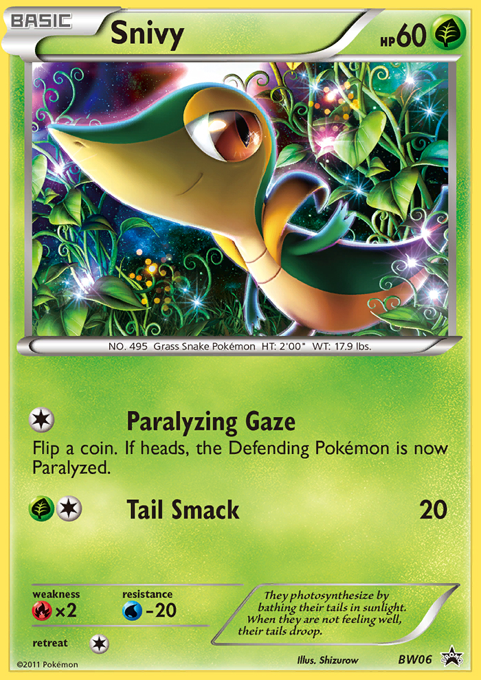 Snivy (BW06) [Black & White: Black Star Promos] | Exor Games Truro