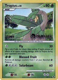 Tropius (52/111) (Staff Prerelease Promo) [Nintendo: Black Star Promos] | Exor Games Truro