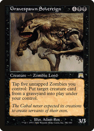 Gravespawn Sovereign [Onslaught] | Exor Games Truro