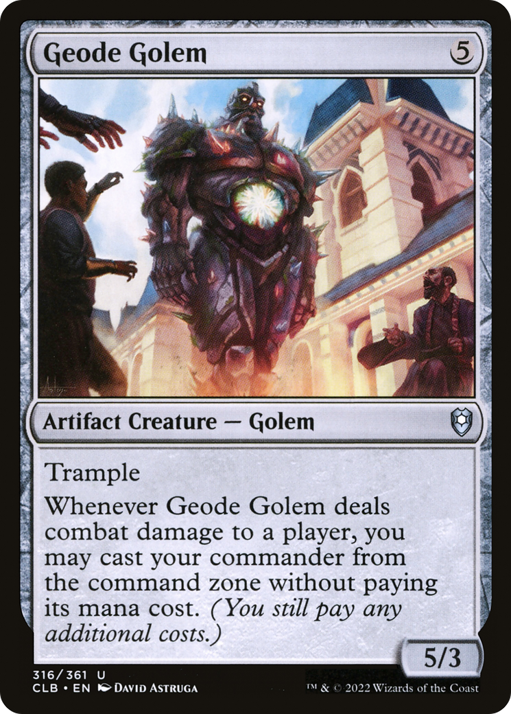 Geode Golem [Commander Legends: Battle for Baldur's Gate] | Exor Games Truro