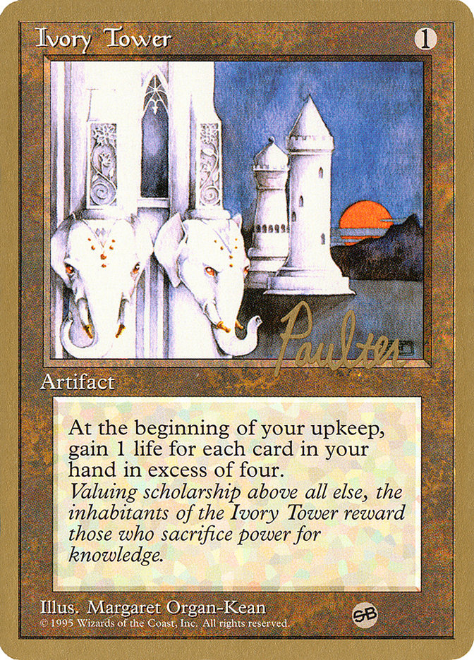 Ivory Tower (Preston Poulter) (SB) [Pro Tour Collector Set] | Exor Games Truro