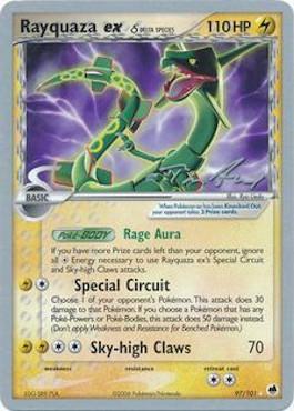 Rayquaza ex (97/101) (Delta Species) (Legendary Ascent - Tom Roos) [World Championships 2007] | Exor Games Truro