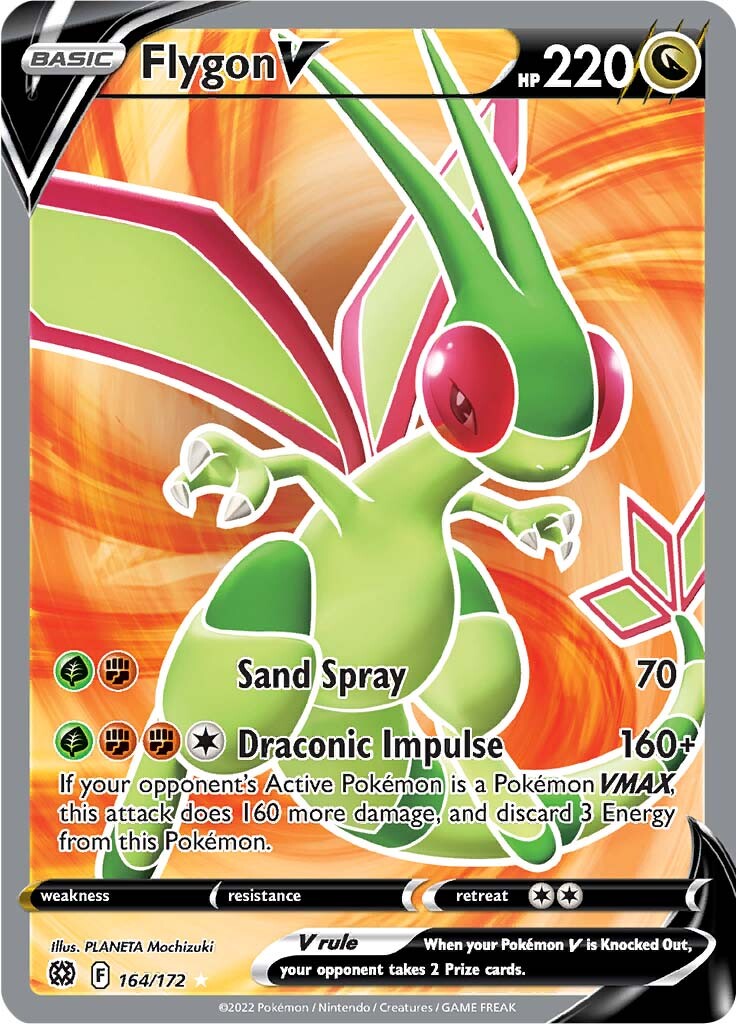 Flygon V (164/172) [Sword & Shield: Brilliant Stars] | Exor Games Truro