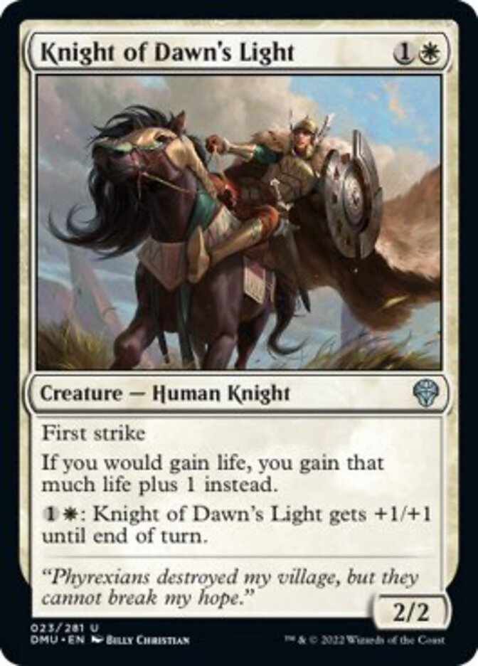 Knight of Dawn's Light [Dominaria United] | Exor Games Truro