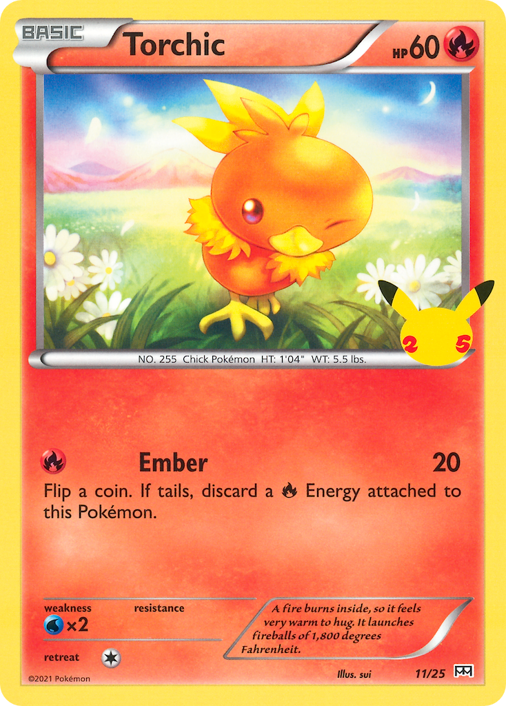 Torchic (11/25) [McDonald's 25th Anniversary] | Exor Games Truro