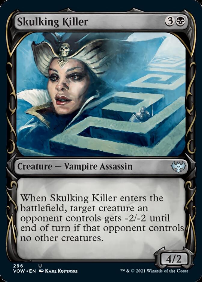 Skulking Killer (Showcase Fang Frame) [Innistrad: Crimson Vow] | Exor Games Truro