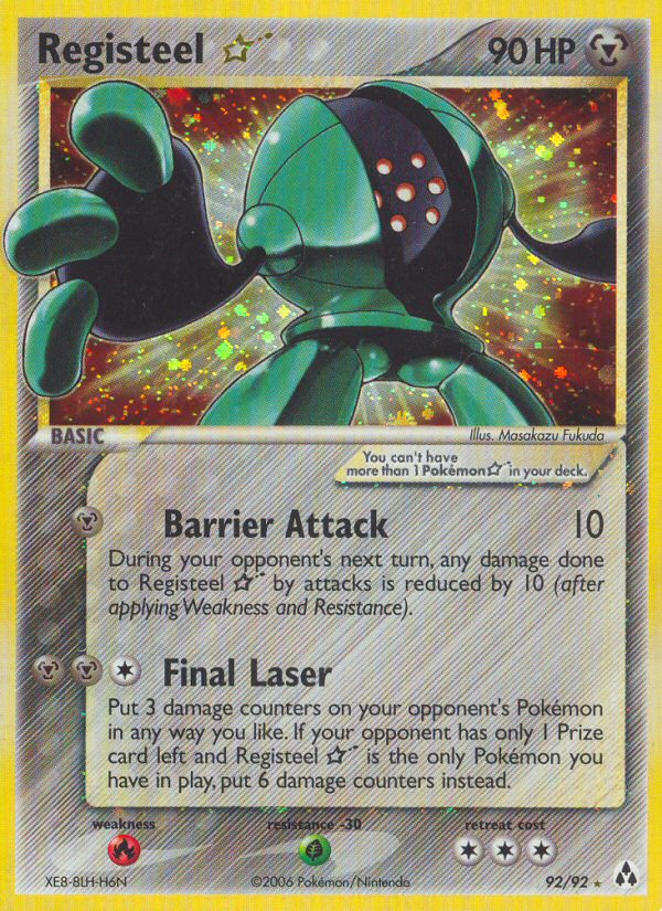 Registeel Star (92/92) [EX: Legend Maker] | Exor Games Truro