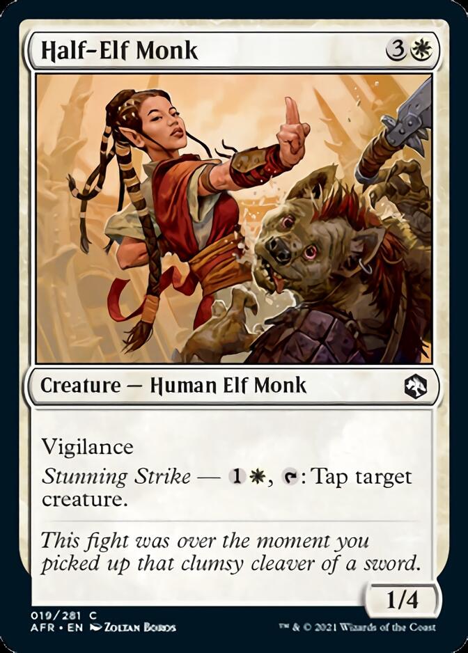 Half-Elf Monk [Dungeons & Dragons: Adventures in the Forgotten Realms] | Exor Games Truro