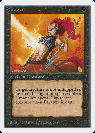 Paralyze [Unlimited Edition] | Exor Games Truro