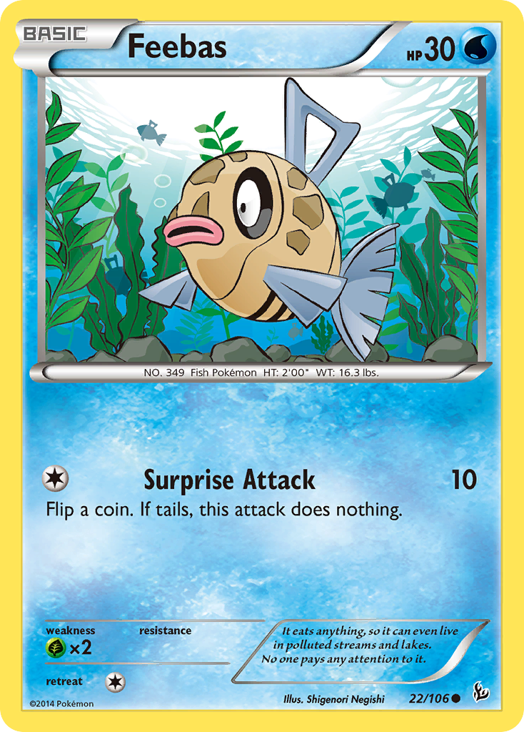 Feebas (22/106) [XY: Flashfire] | Exor Games Truro