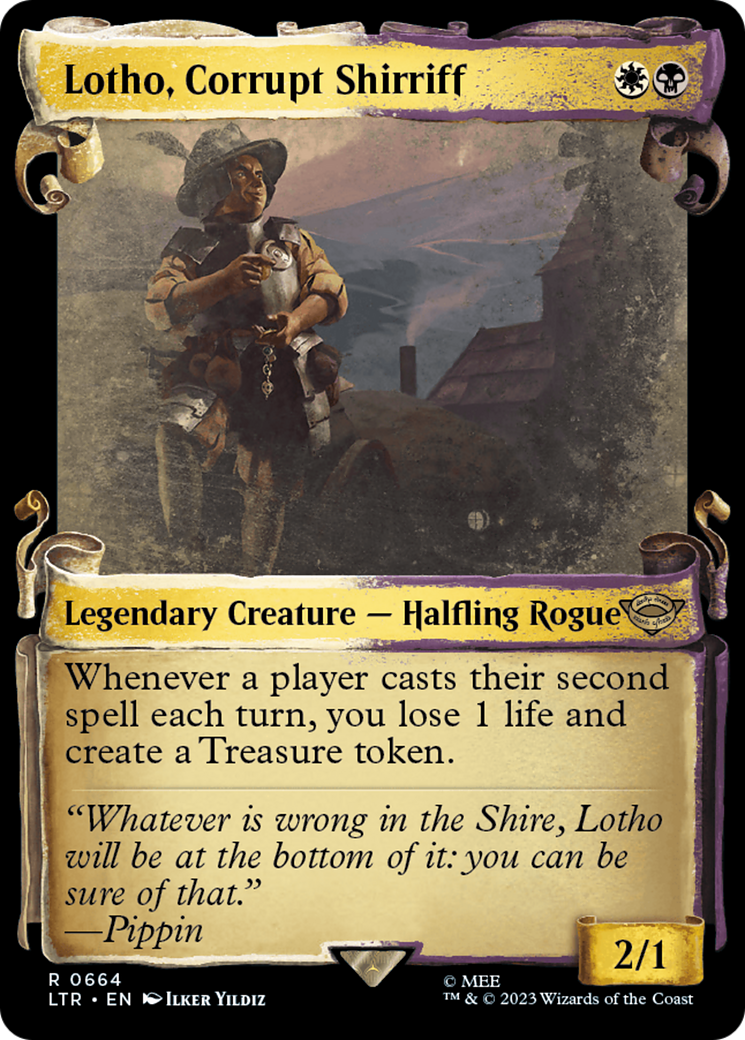 Lotho, Corrupt Shirriff [The Lord of the Rings: Tales of Middle-Earth Showcase Scrolls] | Exor Games Truro