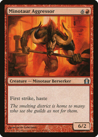 Minotaur Aggressor [Return to Ravnica] | Exor Games Truro