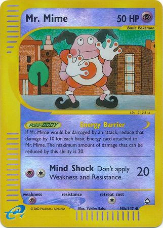 Mr Mime (95b/147) [Aquapolis] | Exor Games Truro