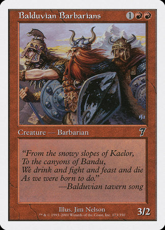 Balduvian Barbarians [Seventh Edition] | Exor Games Truro