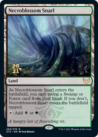 Necroblossom Snarl [Strixhaven: School of Mages Prerelease Promos] | Exor Games Truro