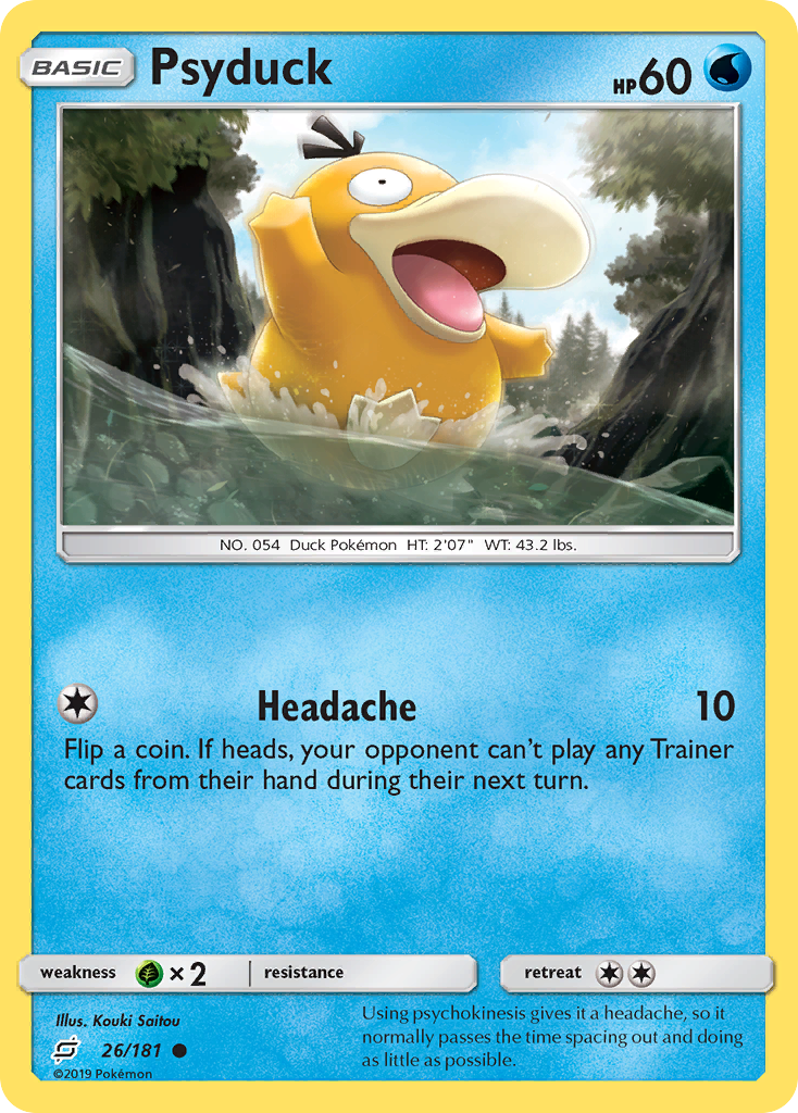 Psyduck (26/181) [Sun & Moon: Team Up] | Exor Games Truro