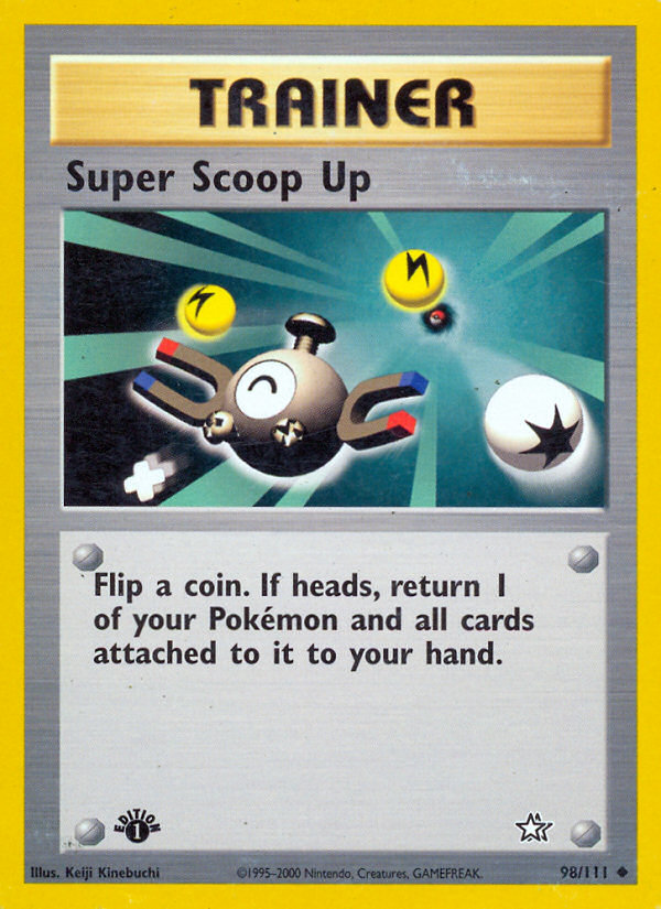 Super Scoop Up (98/111) [Neo Genesis 1st Edition] | Exor Games Truro