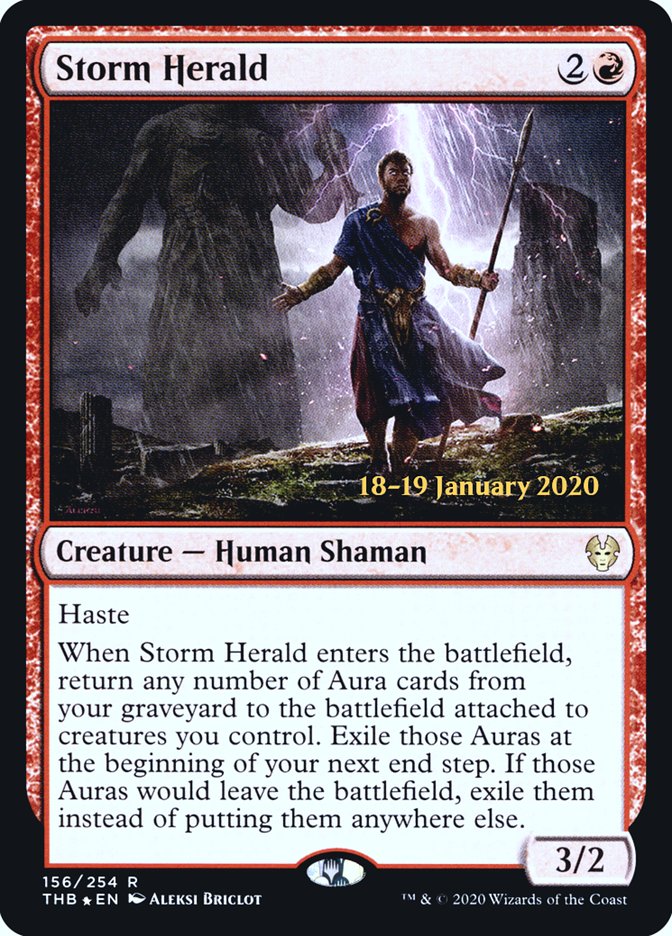 Storm Herald [Theros Beyond Death Prerelease Promos] | Exor Games Truro