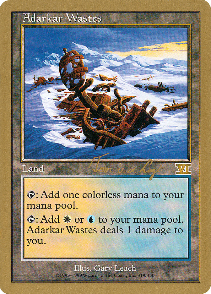 Adarkar Wastes (Tom van de Logt) [World Championship Decks 2000] | Exor Games Truro