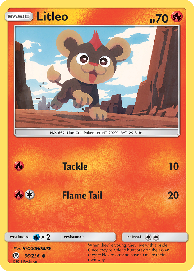 Litleo (36/236) [Sun & Moon: Cosmic Eclipse] | Exor Games Truro