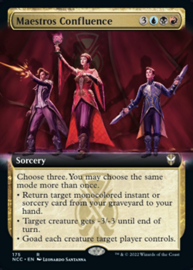 Maestros Confluence (Extended Art) [Streets of New Capenna Commander] | Exor Games Truro