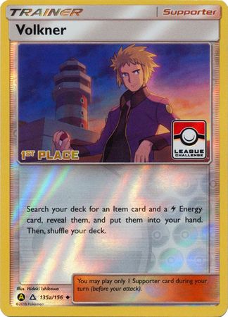 Volkner (135a/156) (League Challenge 1st Place) [Sun & Moon: Ultra Prism] | Exor Games Truro