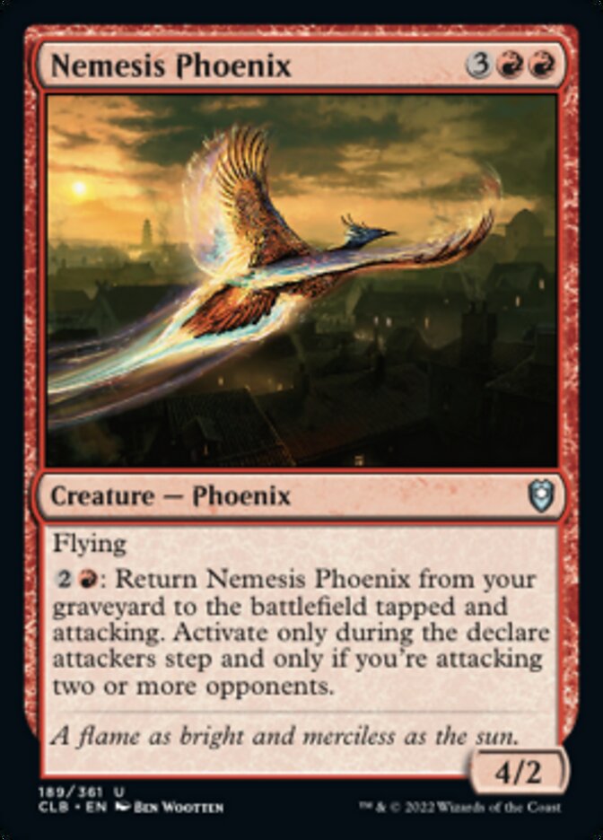 Nemesis Phoenix [Commander Legends: Battle for Baldur's Gate] | Exor Games Truro