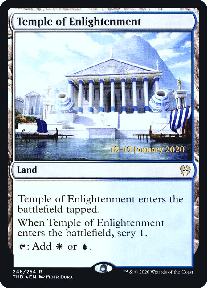 Temple of Enlightenment [Theros Beyond Death Prerelease Promos] | Exor Games Truro