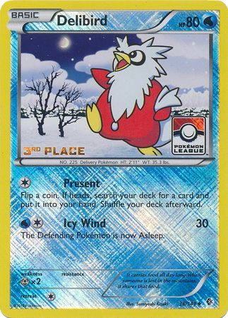 Delibird (38/149) (League Promo 3rd Place) [Black & White: Boundaries Crossed] | Exor Games Truro