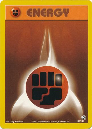 Fighting Energy (106/111) [Neo Genesis Unlimited] | Exor Games Truro
