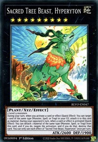 Sacred Tree Beast, Hyperyton [BLVO-EN047] Super Rare | Exor Games Truro