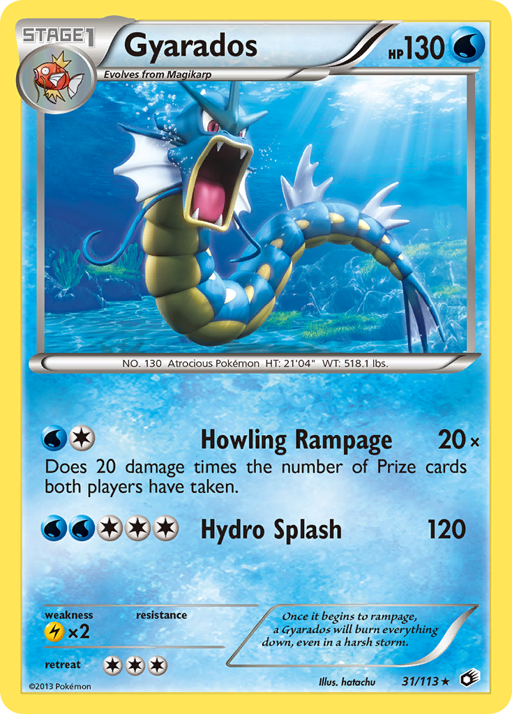 Gyarados (31/113) [Black & White: Legendary Treasures] | Exor Games Truro