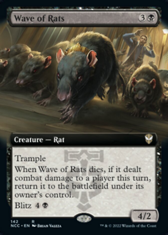 Wave of Rats (Extended Art) [Streets of New Capenna Commander] | Exor Games Truro