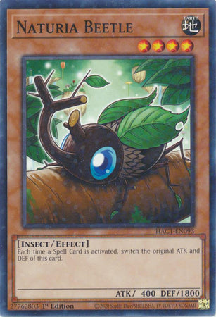 Naturia Beetle (Duel Terminal) [HAC1-EN093] Common | Exor Games Truro
