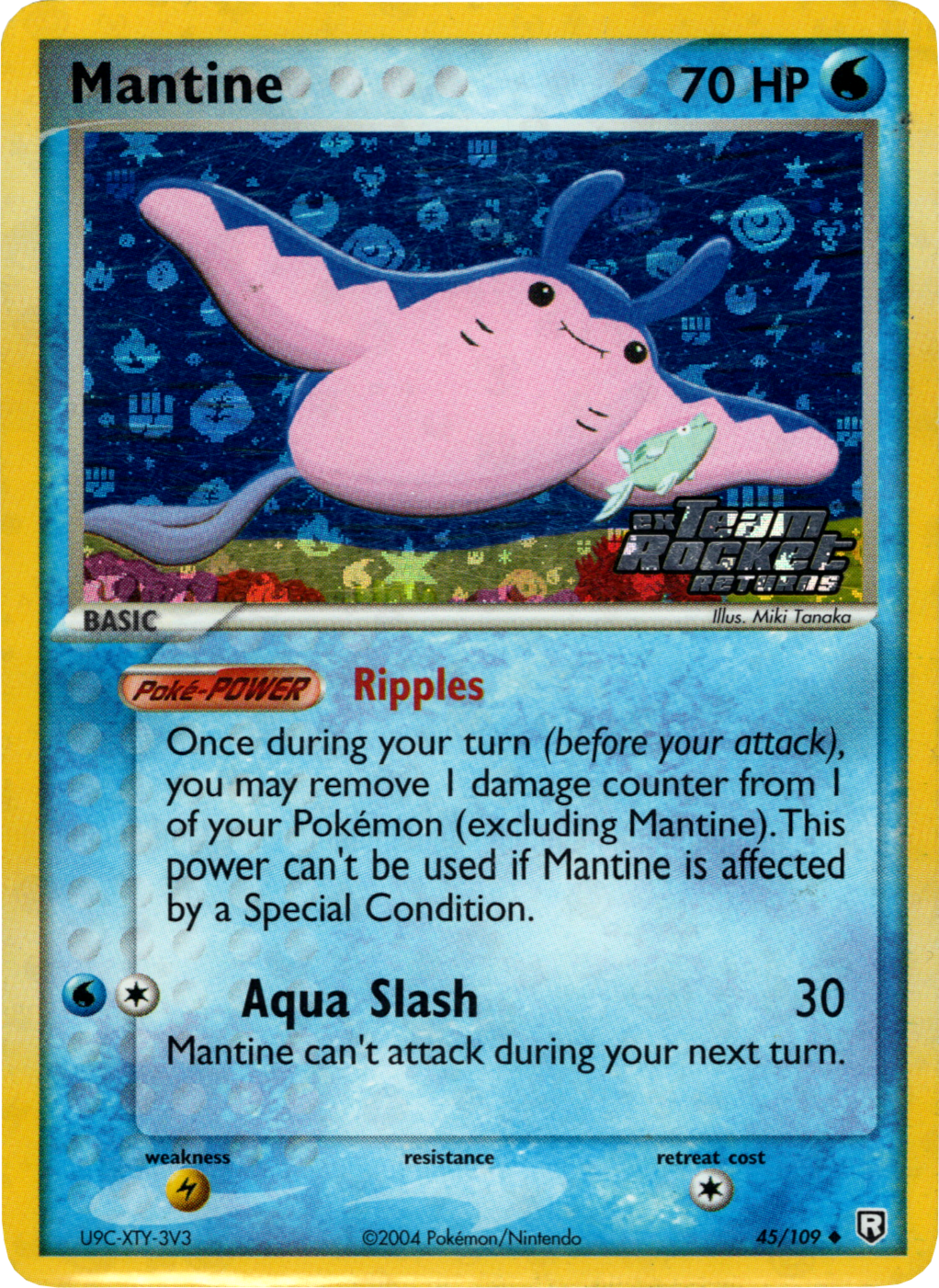 Mantine (45/109) (Stamped) [EX: Team Rocket Returns] | Exor Games Truro