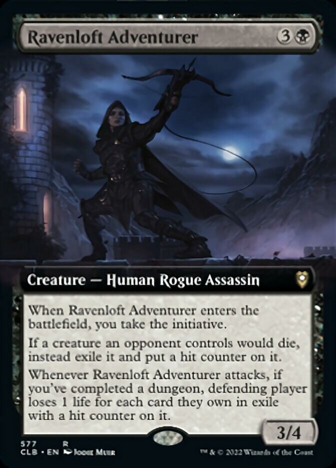 Ravenloft Adventurer (Extended Art) [Commander Legends: Battle for Baldur's Gate] | Exor Games Truro