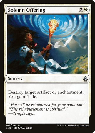 Solemn Offering [Battlebond] | Exor Games Truro
