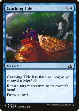 Crashing Tide [Rivals of Ixalan] | Exor Games Truro