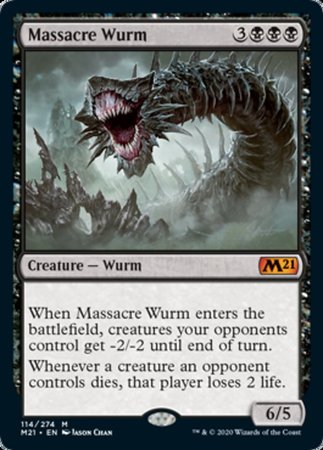 Massacre Wurm [Core Set 2021] | Exor Games Truro